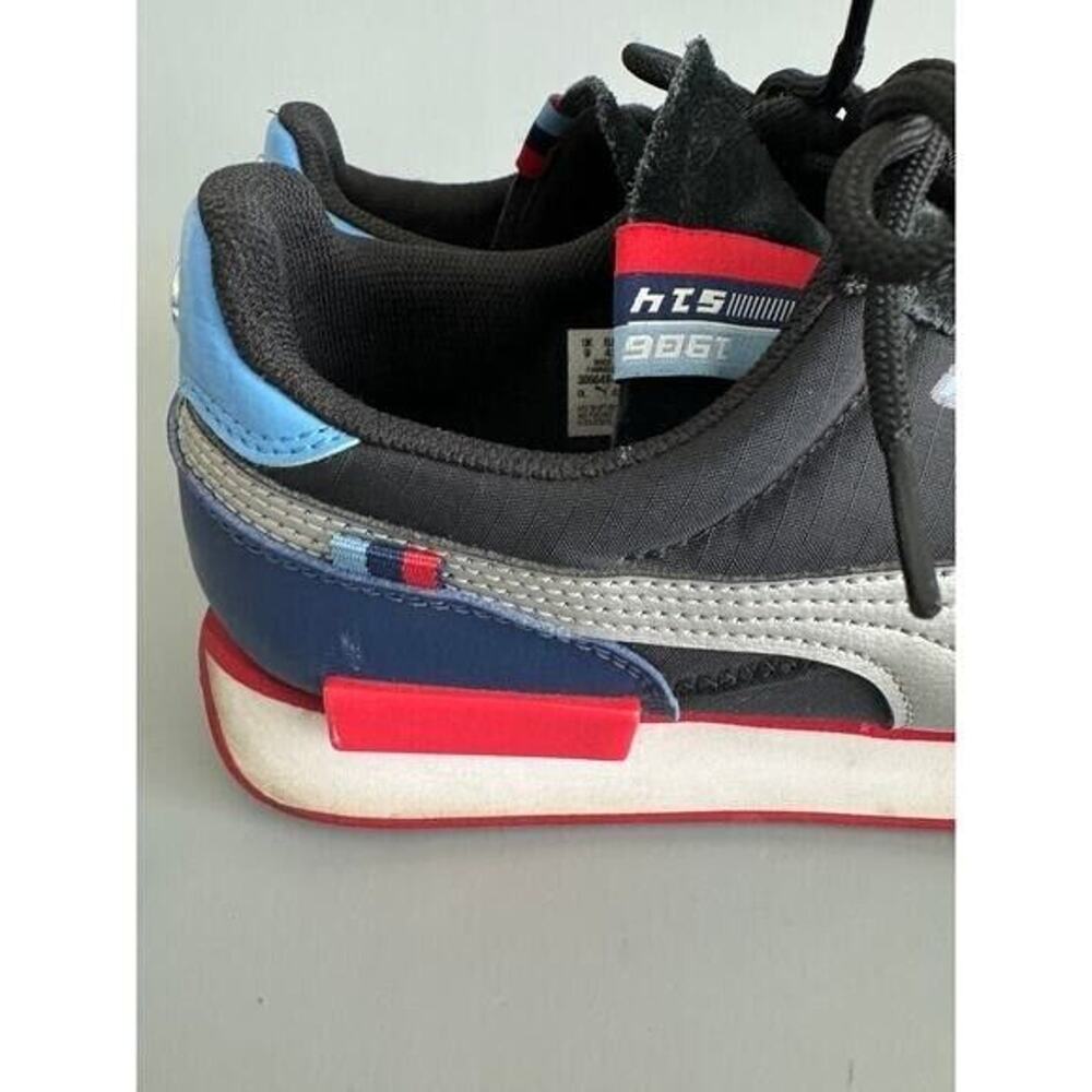 Puma Future Rider BMW Motorsport Black Sneakers Mens Size 10 - EUC - Picture 6 of 9